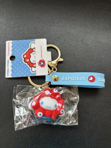 오사카 엑스포 산리오 입체 마스코트 스트랩 키링