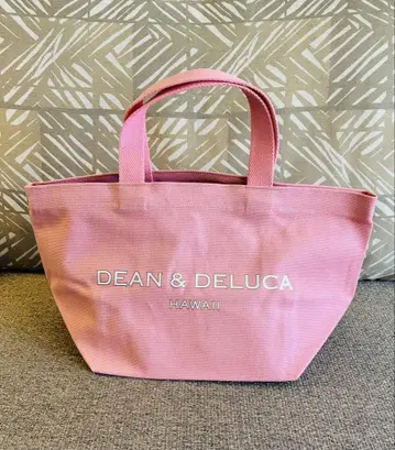하와이 한정 DEAN&DELUCA 토트백 S (소) 로얄 핑크