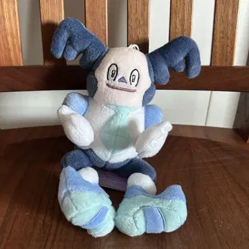 [택 포함] 포켓몬 가라르 마임리 봉제 인형 파랑 화이트