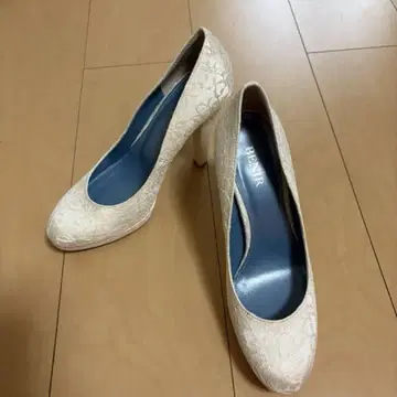 BENIR 레이스 웨딩 슈즈 힐 12cm 사이즈 35(23cm)
