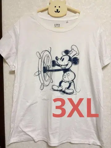 [ 3XL ] 유니클로 UT 디즈니 증기선 윌리 미키마우스
