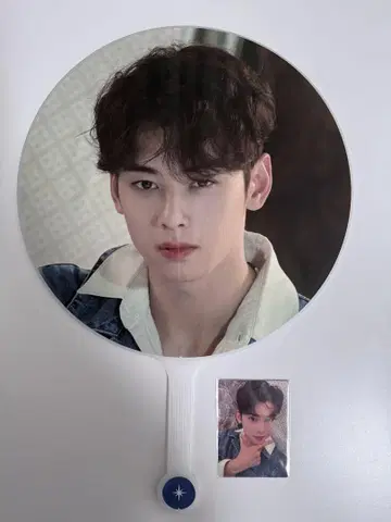 astro 차은우 부채 트레이딩 카드 starrycaravan