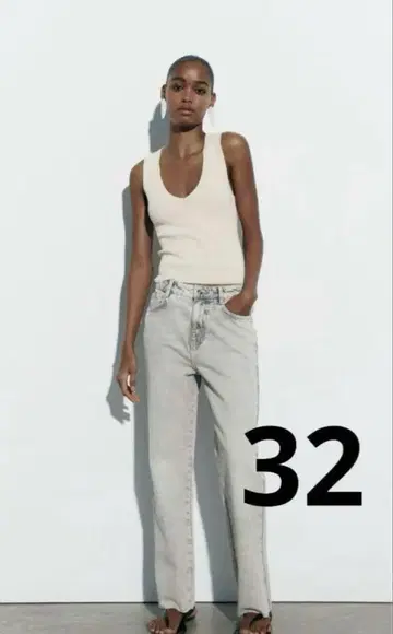 ZARA 스트레이트 데님