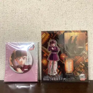 귀멸의 칼날 장식 캔뱃지, 츠유리 카나오 신규 일러스트 아크릴 스탠드