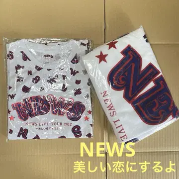 NEWS LIVE TOUR 2012 아름다운 사랑으로 T셔츠 타월