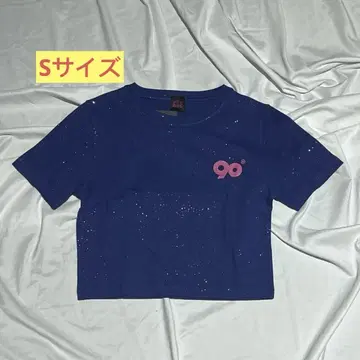 90 Logo Girl Tee Navy S