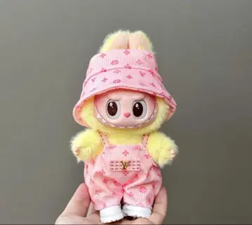 핑크 토끼 옷 갈아입히기 인형