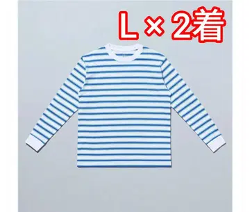 긴팔 아우터 T셔츠 L 사이즈 편의점 보더 훼미리마트 훼미마 2착