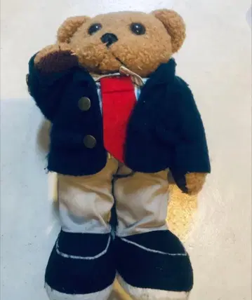 수트풍 봉제 인형 테디베어