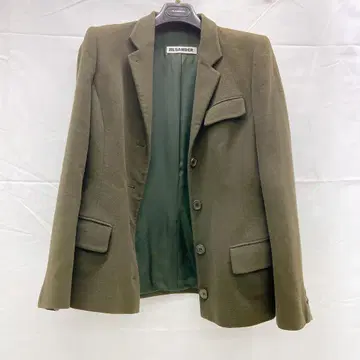 8D15 JIL SANDER 질 샌더 자켓 울 60 실크 40