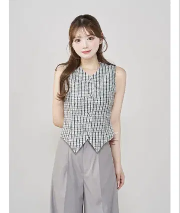 다리치 믹스 트위드 베스트