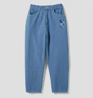 XL 그라니프 플라워 쿵푸 램찹 루즈핏 데님 팬츠 새상품