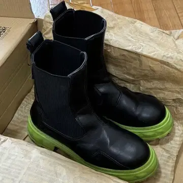 VIRON Apple Chelsea Boots Lime 부츠 38