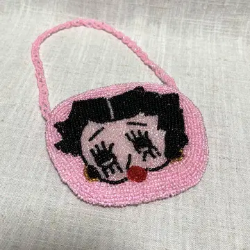 USA 구매 Betty Boop 베티 쨩 비즈 파우치 vintage 2