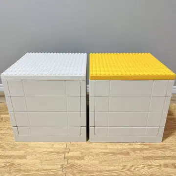 [새상품급] [LEGO] [듀플로] 수납 박스 2개 세트 블록 수납 박스