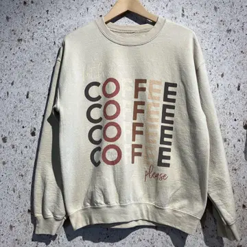 00s UNKNOWN 크루넥 맨투맨 베이지