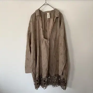 넉넉한 퓨어세신 pual ce cin 꽃 무늬 레이스 튜닉 4