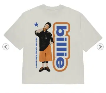 빌리 아이리시 2025 White Dateback Tee 티셔츠