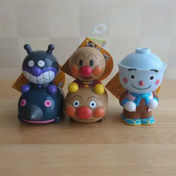 호빵맨 캐릭터 소프트 비닐 3개 세트