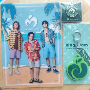 Mrs. GREEN APPLE 팬클럽 혜택 러버 키링 핀 배지