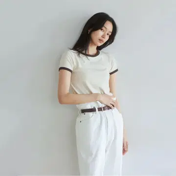 SeaRoomlynn 리사이클 코튼 링거 티셔츠