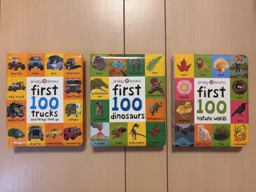 first 100 trucks, dinosaurs, naturewords