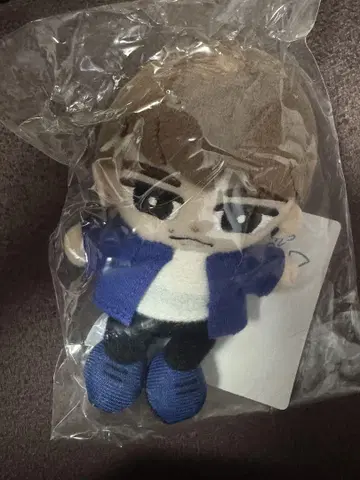 봉제 인형 파란 자켓 와타나베 쇼타 SnowMan 스노치루