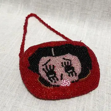 USA 구매 Betty Boop 베티 쨩 비즈 파우치 vintage 3