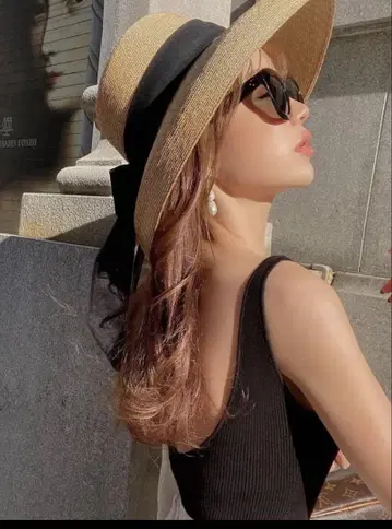 eimy istoire Long Ribbon Casablanca hat