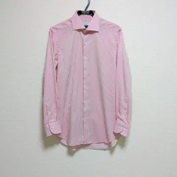 새상품급 투모로우랜드 필그림 일본제 스트라이프 셔츠 사이즈 40