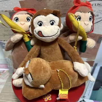 호기심 많은 조지 봉제 인형 4개 세트