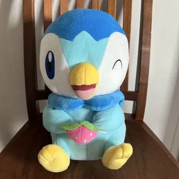 [택 포함] 포켓몬 팽도리 딸기 봉제 인형 약 33cm 특대 사이즈