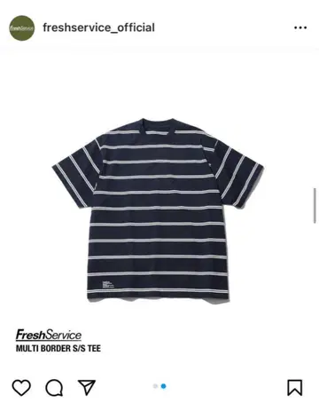FreshService MULTI BORDER S/S TEE 보더T
