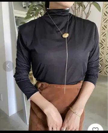 AMERI 2WAY REVERSIBLE TOP 터틀 새상품 블랙