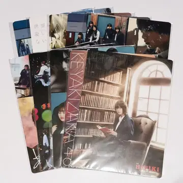 케야키자카46 책받침 10종 묶음 판매 히라테 유리나 외