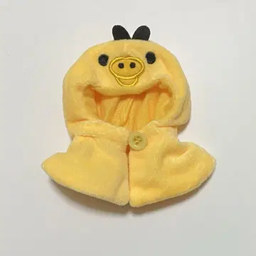 리락쿠마 키이로이토리 봉제 인형용 갈아입기 옷 갈아입기 판초 의류