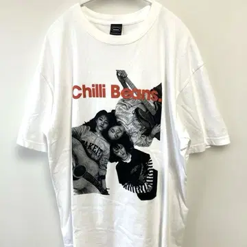 chilli beans. 칠리빈즈 티셔츠 포토t 화이트 XL