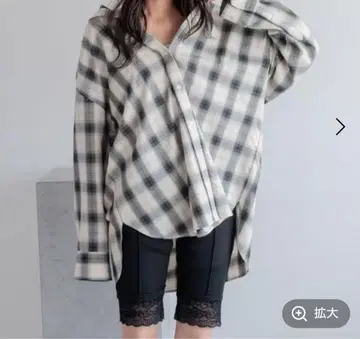 옴브레 체크 셔츠 LS lowrysfarm