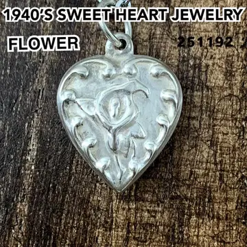 스위트하트 주얼리 스즈란 실버 빈티지 목걸이 NAVY