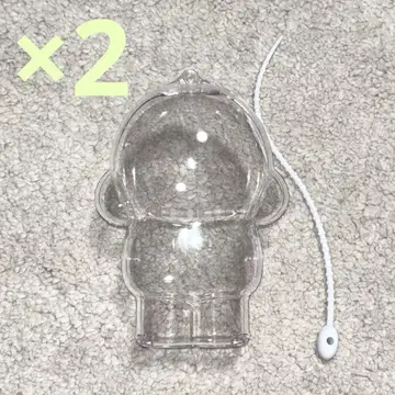 skullpanda 스컬팬더 클리어 케이스 보호 케이스 케이스 2개