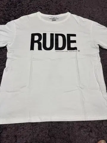 루드 갤러리 RUDE 빅 실루엣 티셔츠 M 화이트 2
