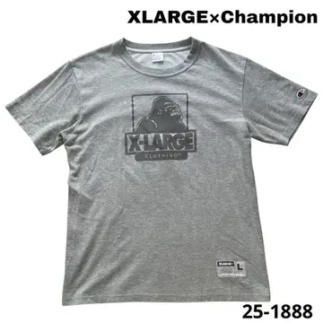 XLARGE x Champion 콜라보 로고 티셔츠 L 사이즈