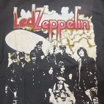 LED Zeppelin 레드 제플린 빈티지 밴드 티셔츠 80s