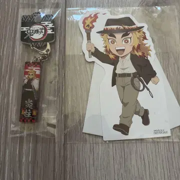 귀멸의 칼날 선샤인 시티 스탠드 팝 아크릴 키링 렌고쿠 쿄쥬로