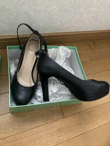 클라세 펌프스 통굽 10cm 하이힐 코스프레 스트랩 L 사이즈
