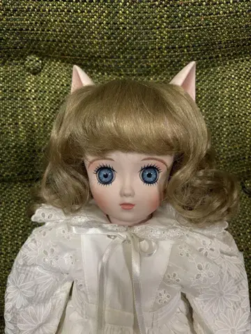 목면의 나라 별 화이트 드림 꿈꾸는 아기 고양이 복각판 비스크돌
