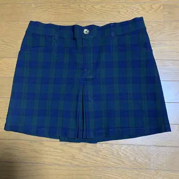 새상품급 티고라 체크 큐롯 2XL