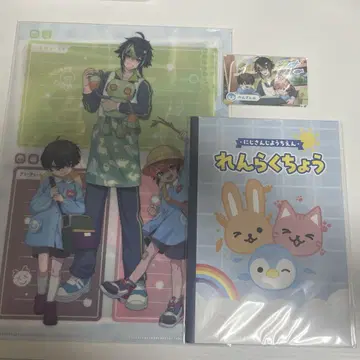 [ 가격 인하 ] 니지산지 유치원 펭귄반 클리어 파일 폴라로이드