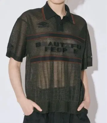 beautiful people x UMBRO 게임 셔츠 BK