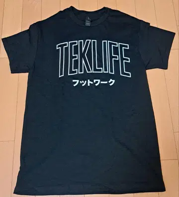 TEKLIFE footwork T셔츠 블랙 footwork